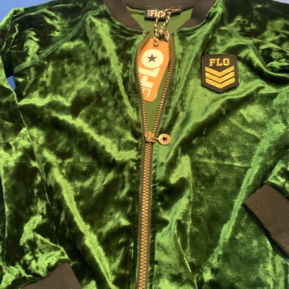 Velour Jacket for Trendy Kids - Picture 2 of 2